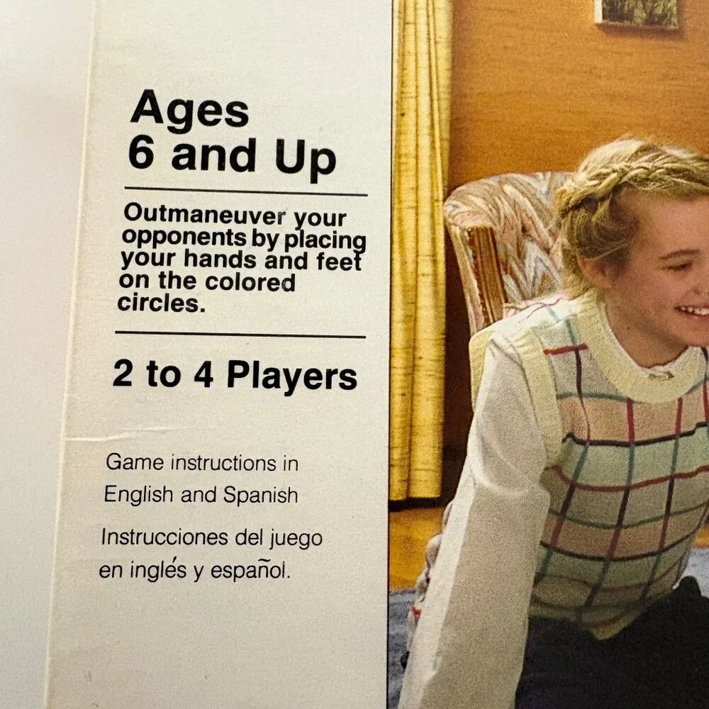 Twister Board Game 1987 MB Milton Bradley Ages 6+ 2-4 Players Classic Family Fun